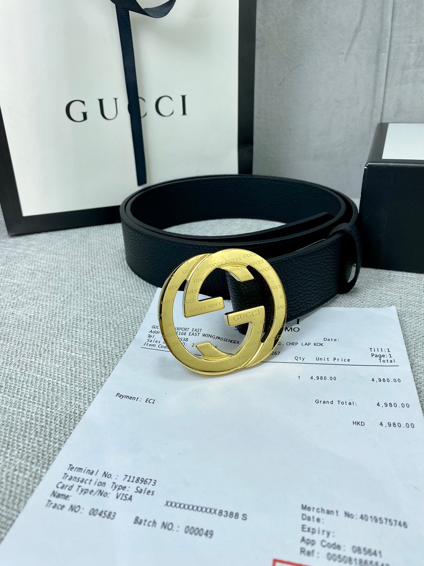 Gucci belts